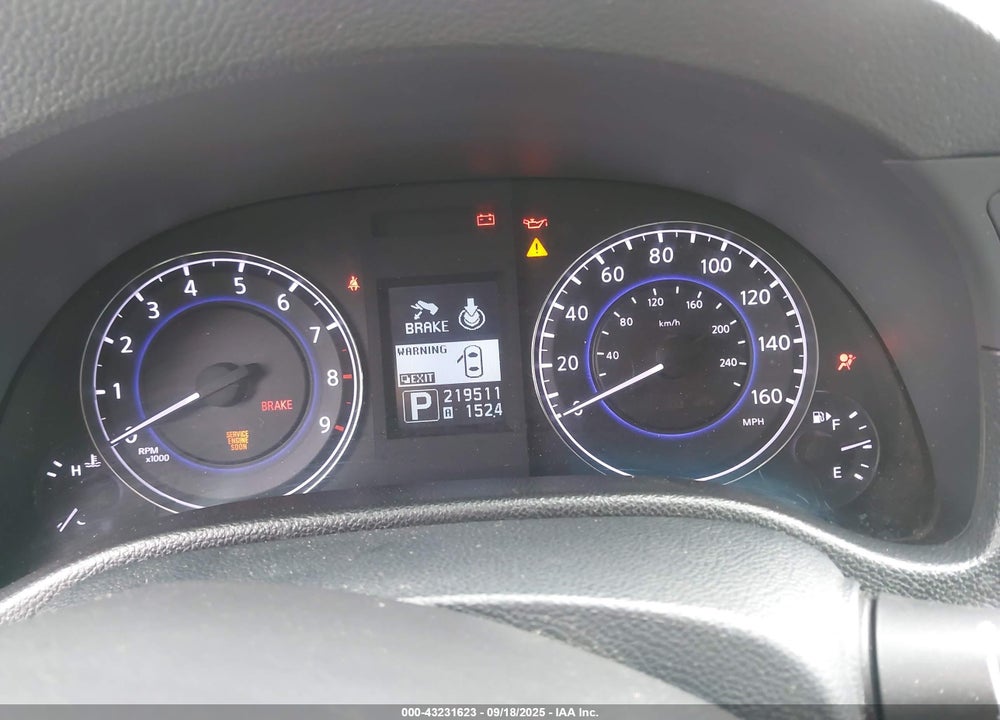 2013 INFINITI G37 JOURNEY VIN: JN1CV6AP0DM725807