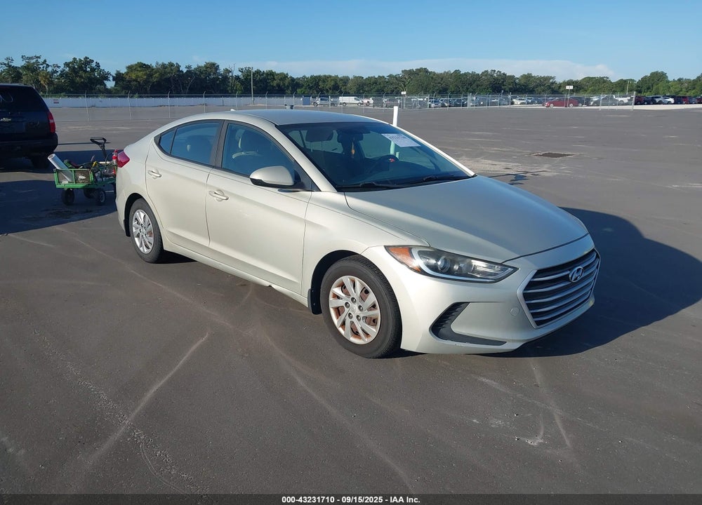 2017 HYUNDAI ELANTRA SE VIN: KMHD74LF5HU428487