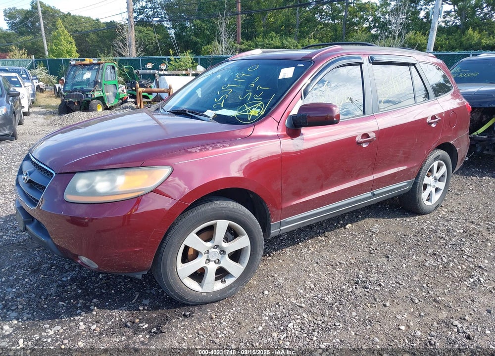 2008 HYUNDAI SANTA FE VIN: 5NMSH13E58H185463