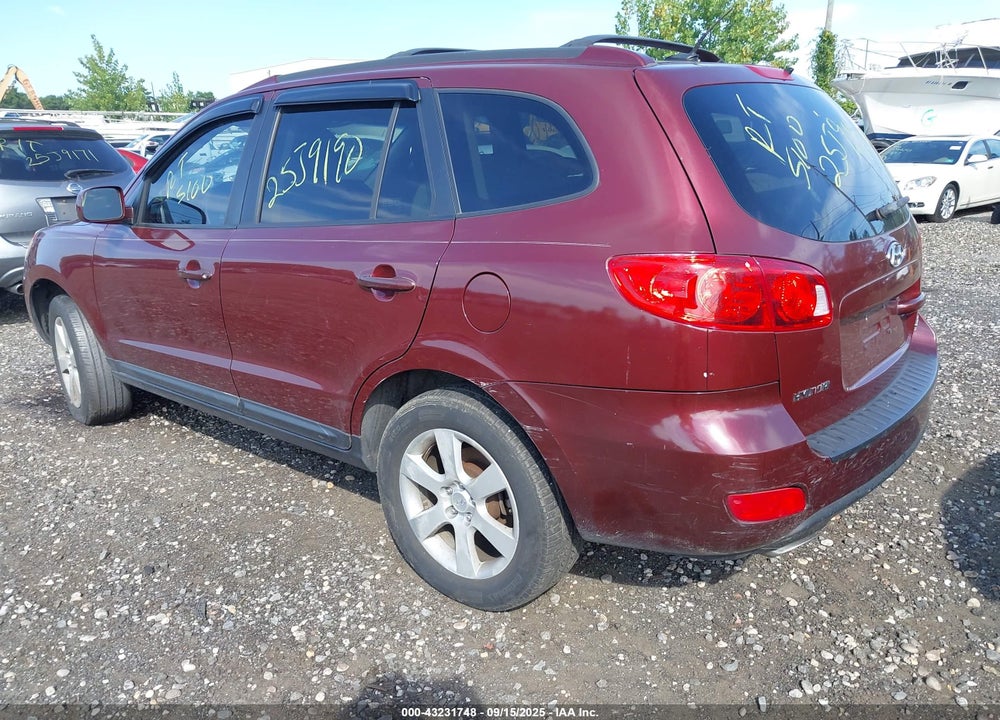 2008 HYUNDAI SANTA FE VIN: 5NMSH13E58H185463