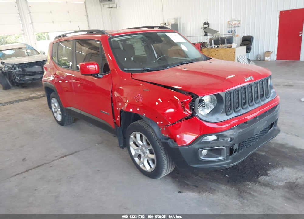 2015 JEEP RENEGADE LATITUDE VIN: ZACCJBBT7FPB49442