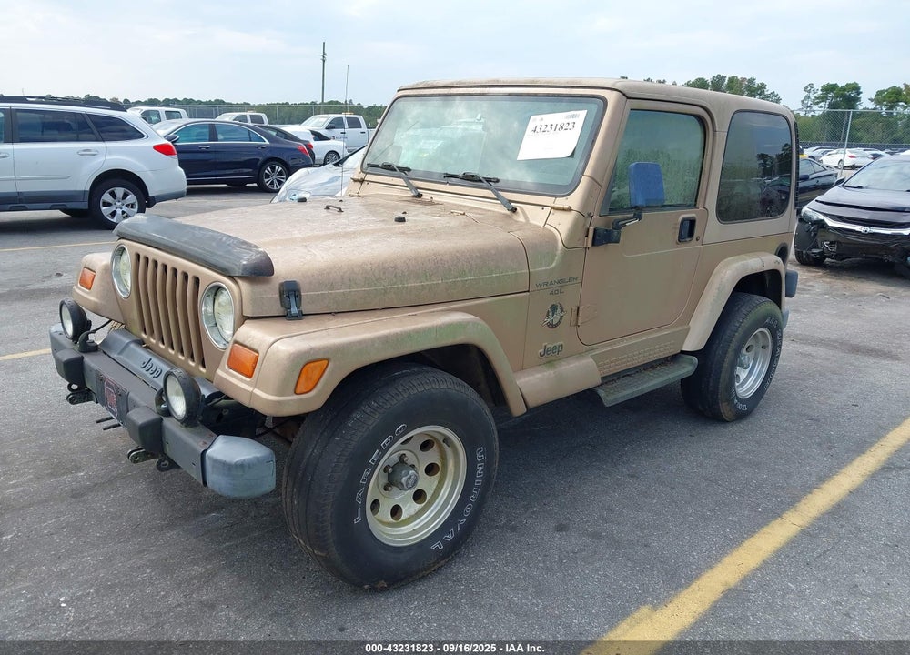 1999 JEEP WRANGLER SAHARA VIN: 1J4FY49S5XP462970