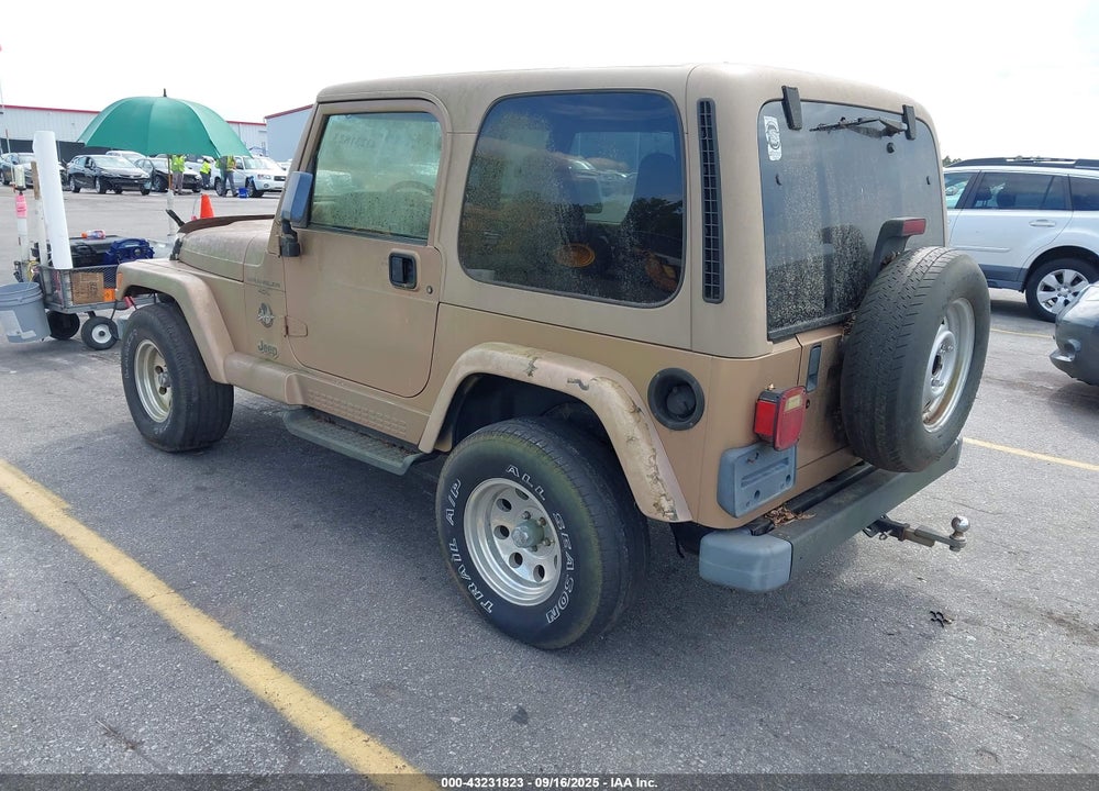 1999 JEEP WRANGLER SAHARA VIN: 1J4FY49S5XP462970