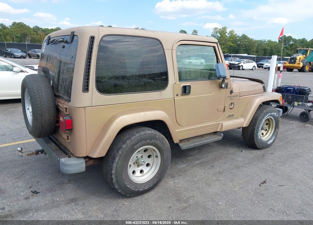 1999 JEEP WRANGLER SAHARA VIN: 1J4FY49S5XP462970
