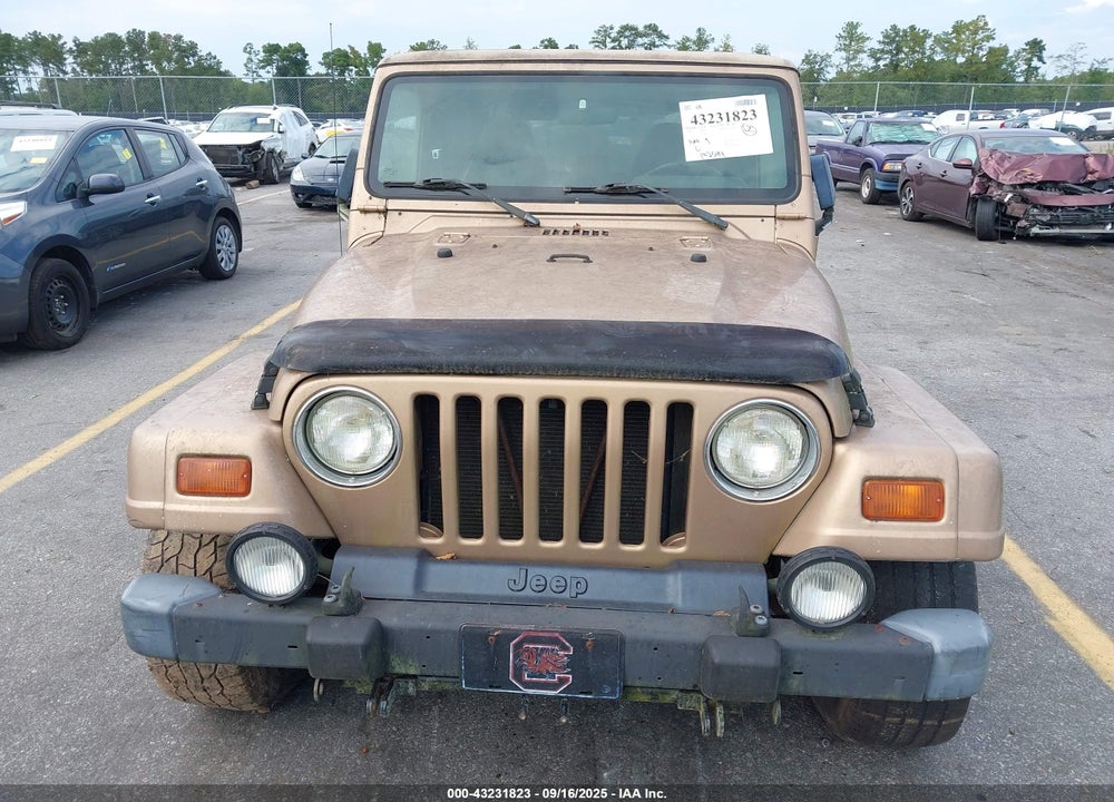 1999 JEEP WRANGLER SAHARA VIN: 1J4FY49S5XP462970