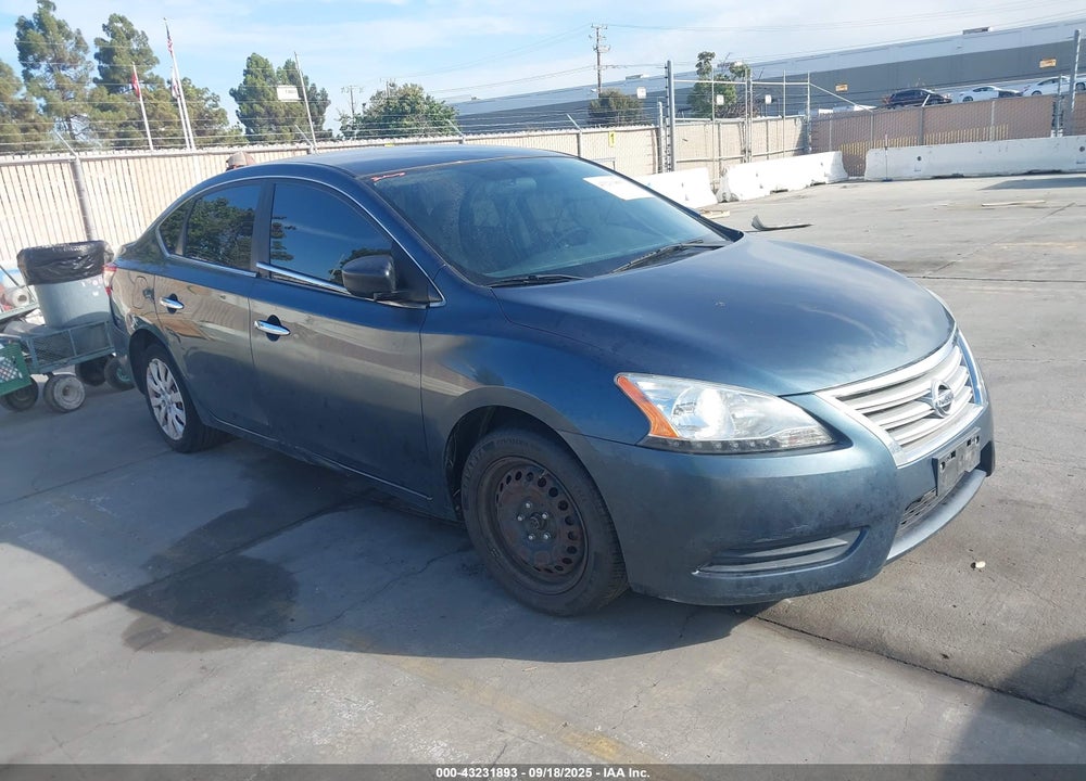 2013 NISSAN SENTRA SV VIN: 3N1AB7AP1DL709583