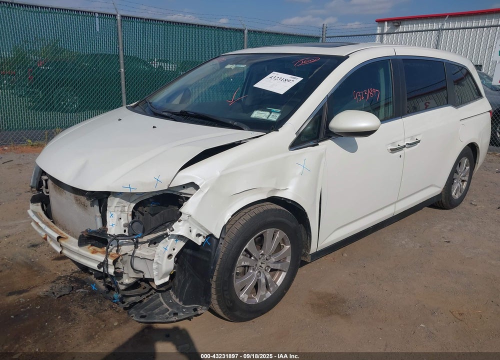 2015 HONDA ODYSSEY EX-L VIN: 5FNRL5H68FB011892