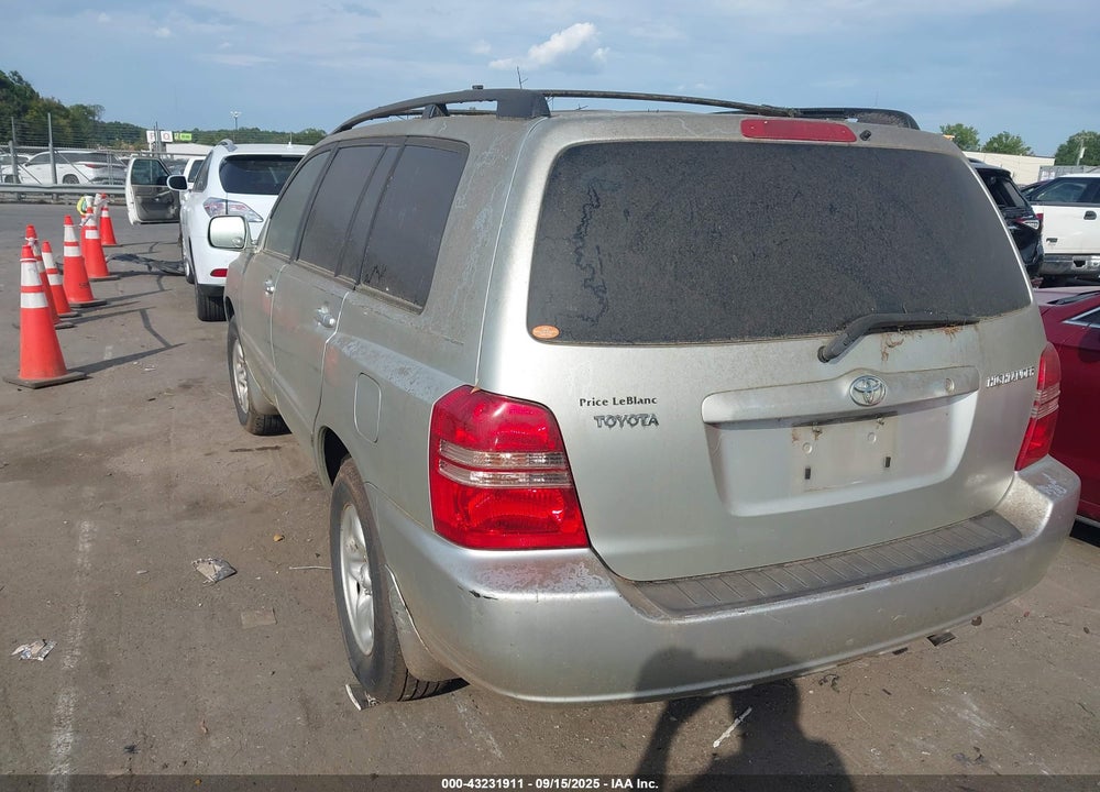 2003 TOYOTA HIGHLANDER VIN: JTEGD21A330051112