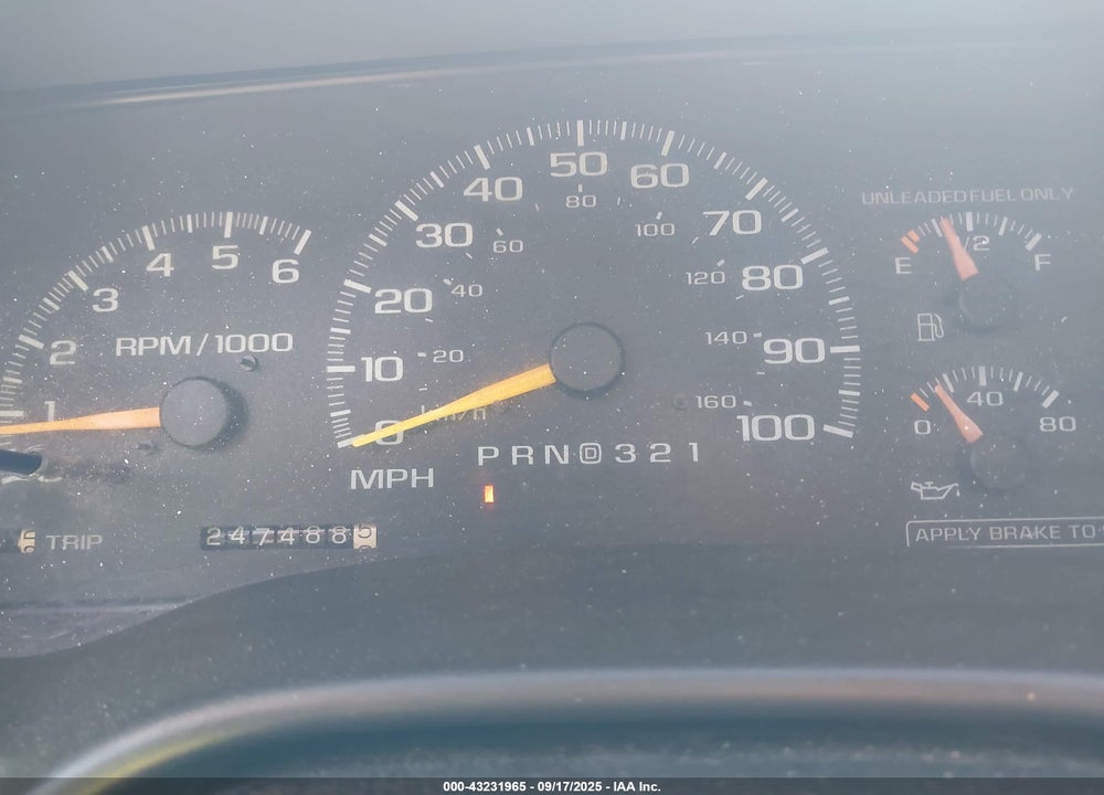 1998 GMC SIERRA 1500 VIN: 1GTEK19R1WR515780