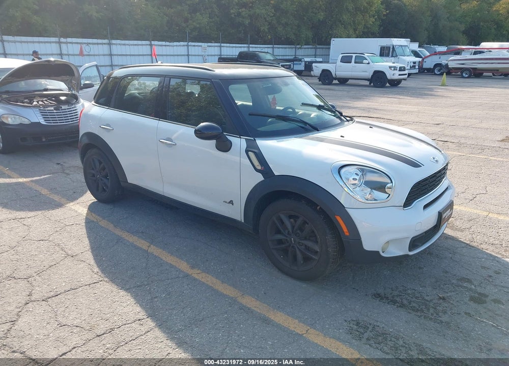 2012 MINI COOPER S COUNTRYMAN VIN: WMWZC5C56CWL55577