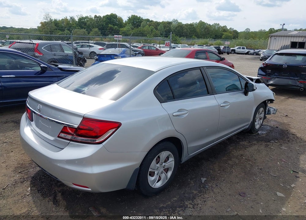 2013 HONDA CIVIC LX VIN: 19XFB2F56DE078458