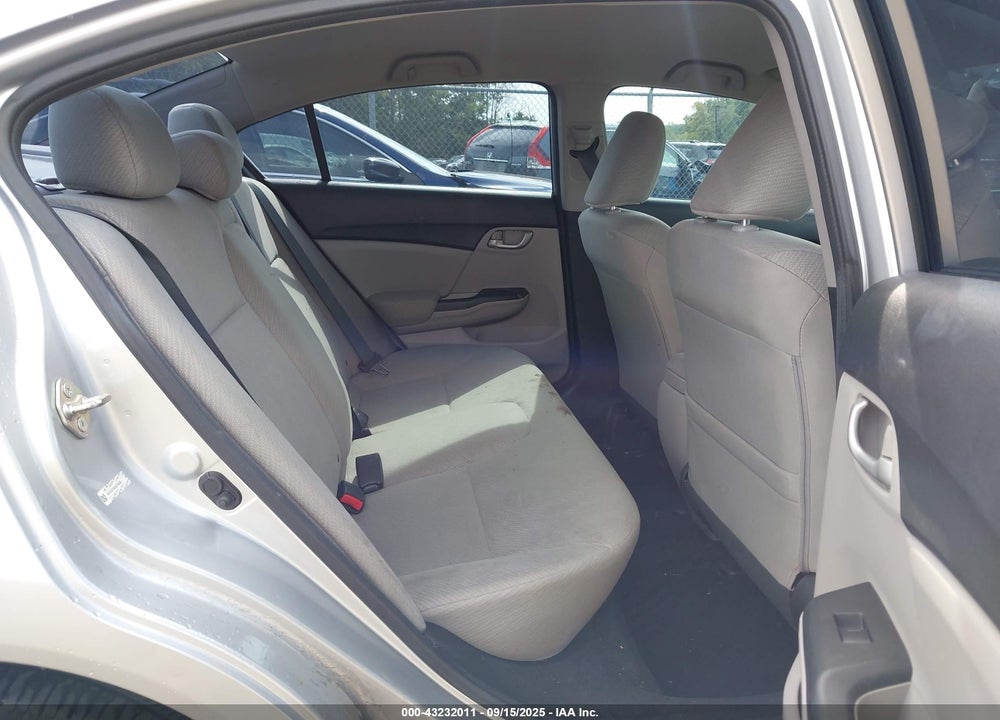 2013 HONDA CIVIC LX VIN: 19XFB2F56DE078458