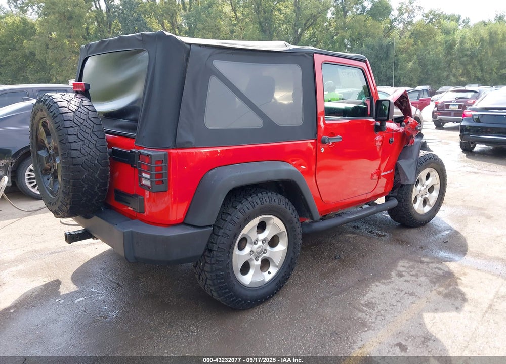 2011 JEEP WRANGLER SPORT VIN: 1J4AA2D10BL503264
