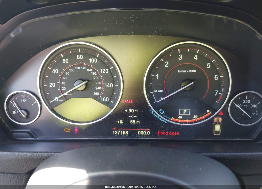 2014 BMW 3 SERIES VIN: WBA3X5C59ED243137