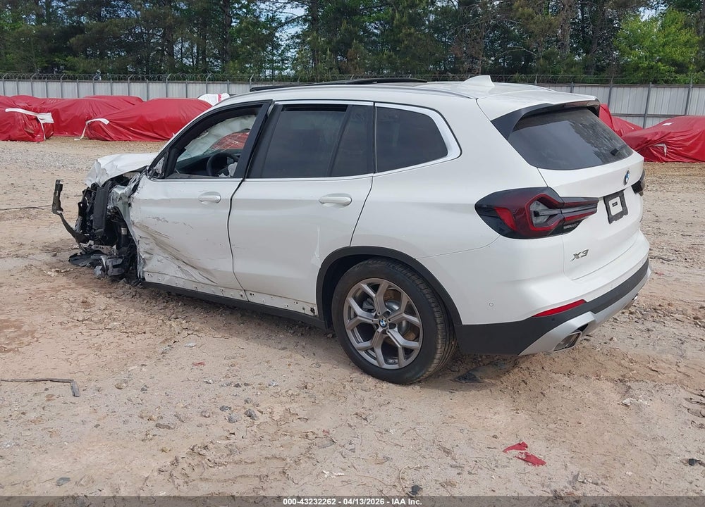 2024 BMW X3 SDRIVE30I VIN: WBX47DP00RN262629