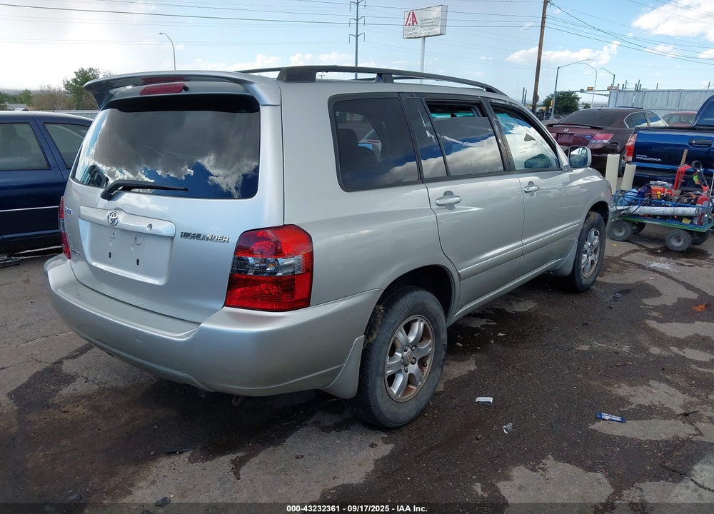 2005 TOYOTA HIGHLANDER LIMITED V6 VIN: JTEEP21A950125442