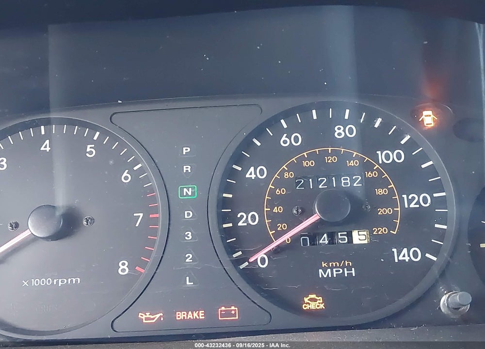 2001 HYUNDAI SONATA GLS/GLS W/LEATHER VIN: KMHWF35V61A448488