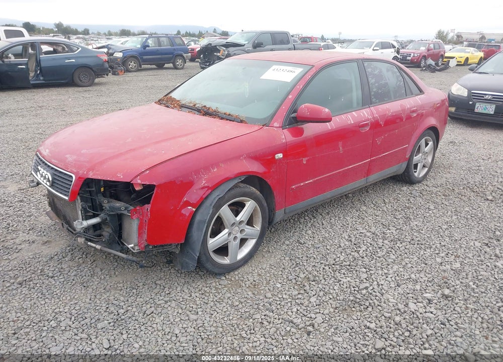 2003 AUDI A4 1.8T VIN: WAUJC68E63A253897
