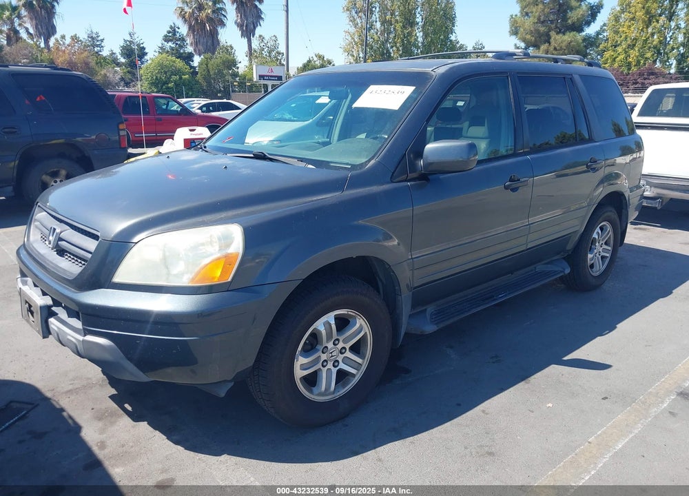 2005 HONDA PILOT EX-L VIN: 2HKYF18645H534211