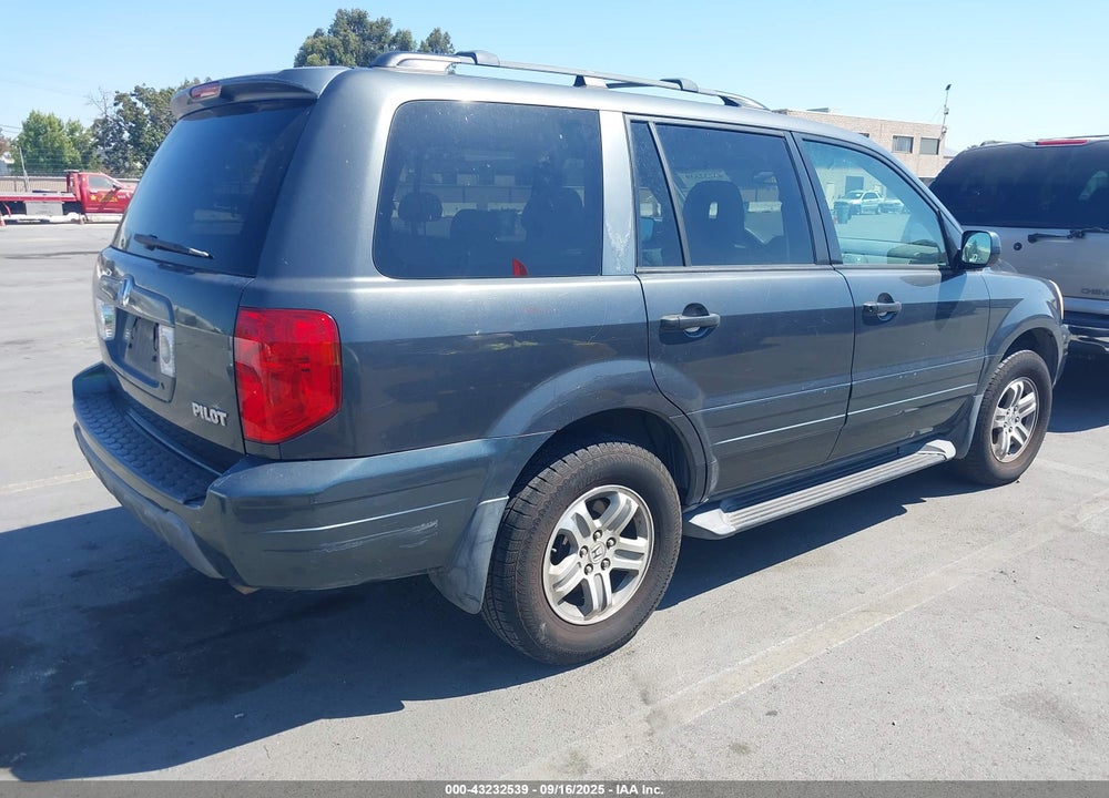 2005 HONDA PILOT EX-L VIN: 2HKYF18645H534211