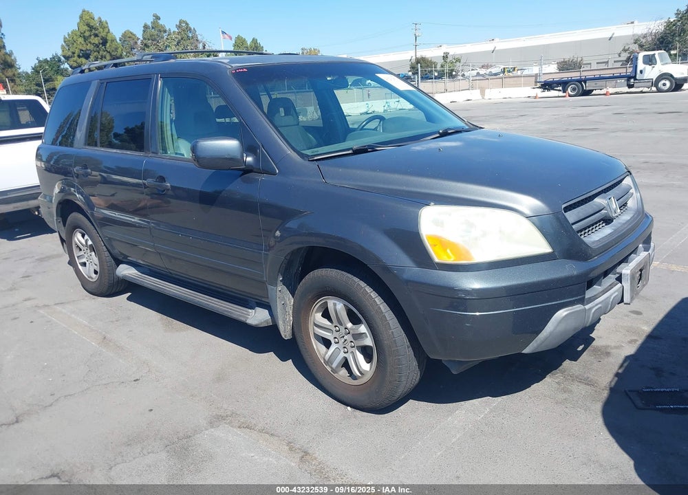 2005 HONDA PILOT EX-L VIN: 2HKYF18645H534211