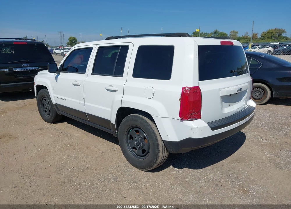 2015 JEEP PATRIOT VIN: 1C4NJPBB0FD149696