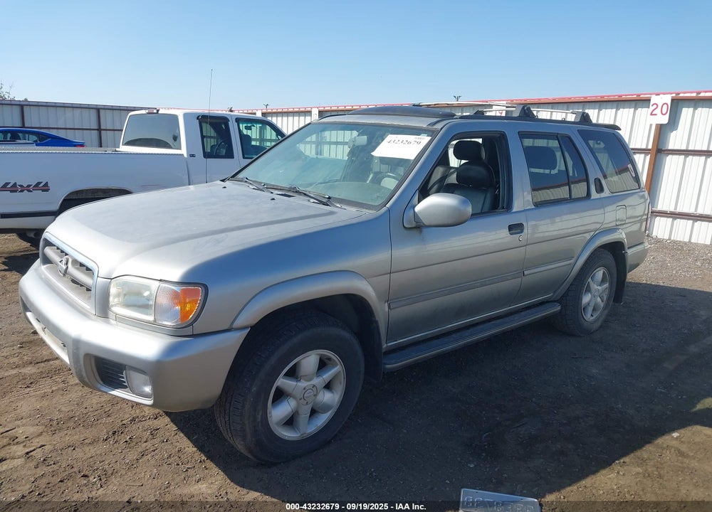 2001 NISSAN PATHFINDER LE VIN: JN8DR09Y21W601526
