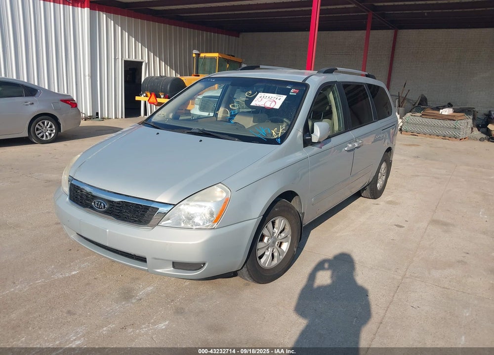 2012 KIA SEDONA LX VIN: KNDMG4C73C6458047