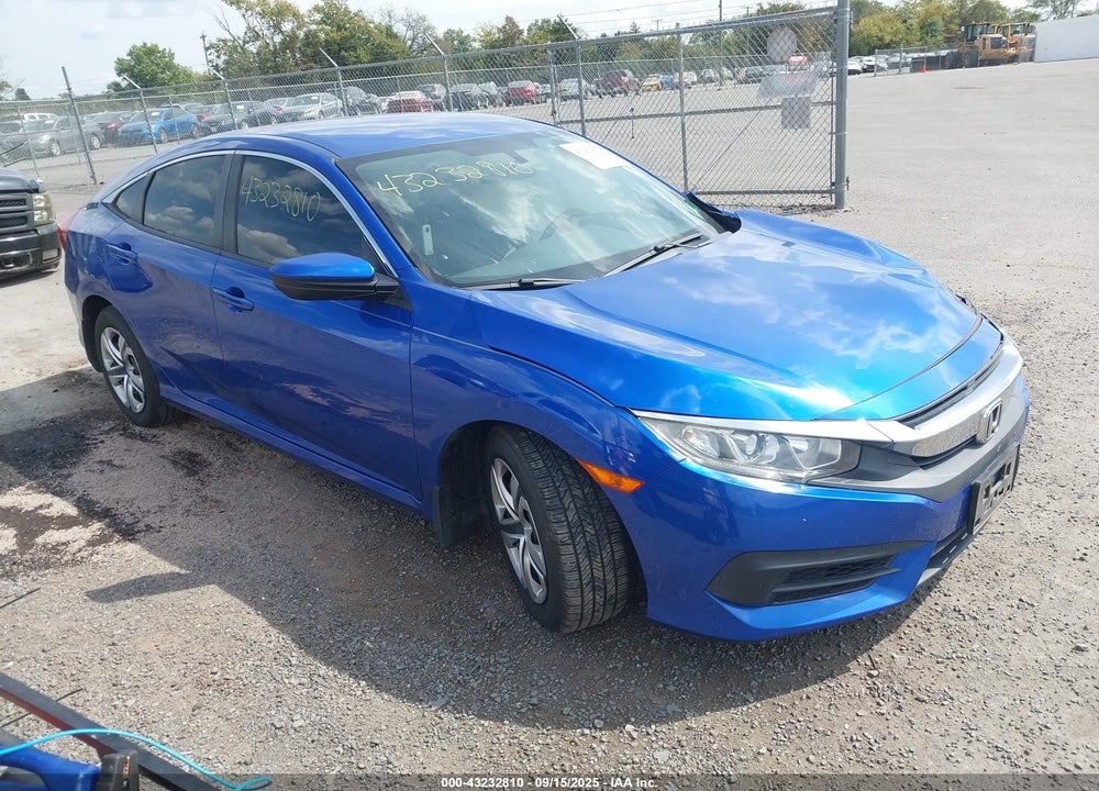 2016 HONDA CIVIC LX VIN: 19XFC2F5XGE011816