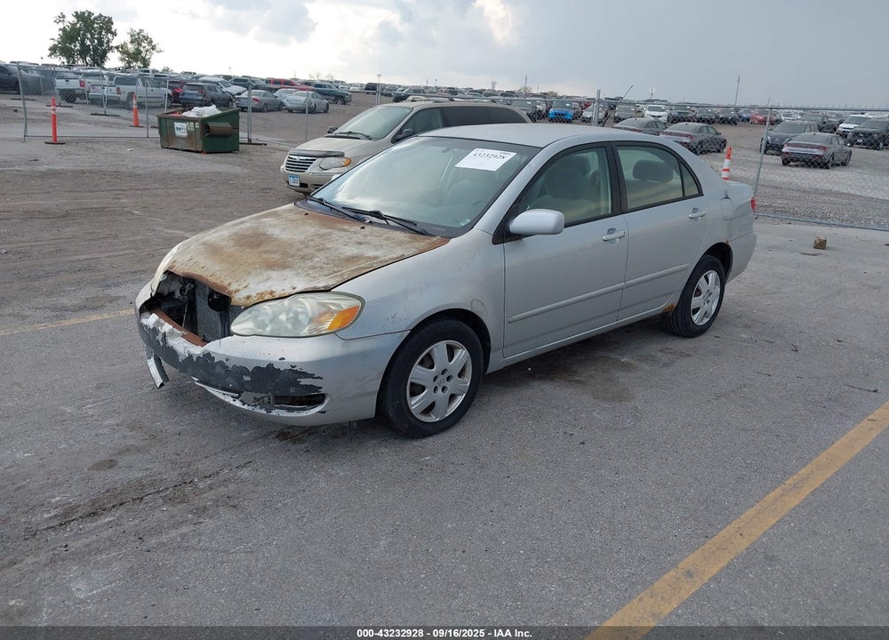 2005 TOYOTA COROLLA LE VIN: 1NXBR32E35Z473573