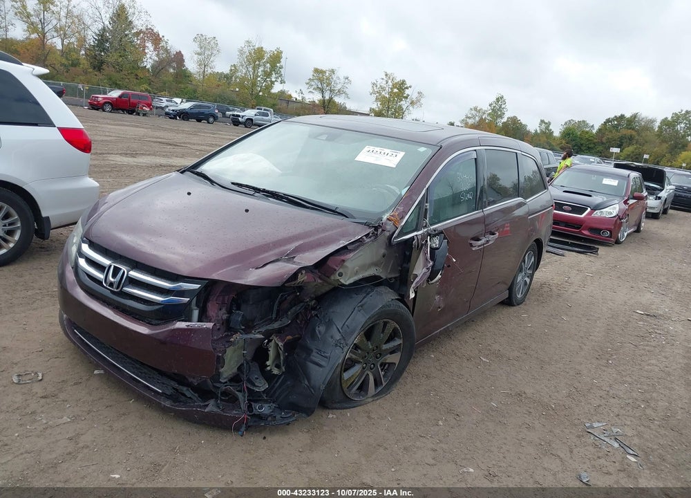 2015 HONDA ODYSSEY TOURING/TOURING ELITE VIN: 5FNRL5H95FB055486