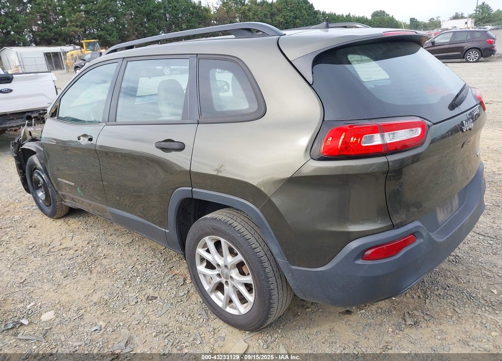 2016 JEEP CHEROKEE SPORT VIN: 1C4PJLAB1GW160019