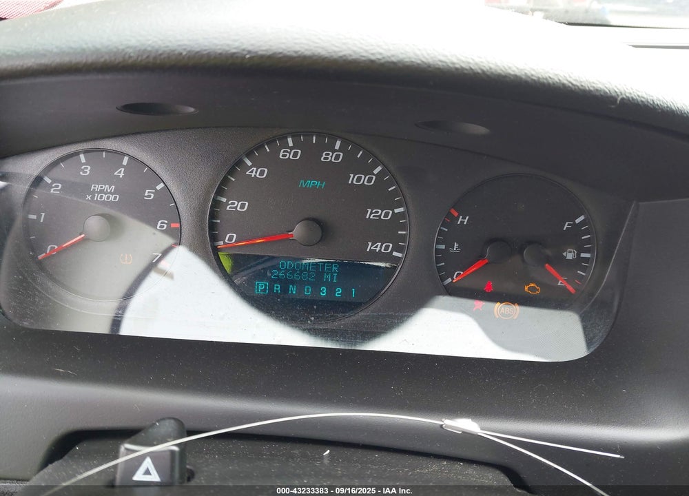2009 CHEVROLET IMPALA VIN: 2G1WS57M091286209