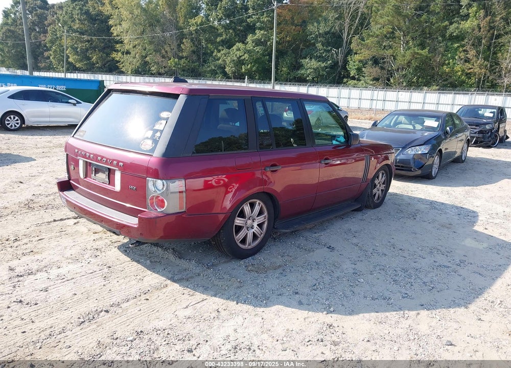 2006 LAND ROVER RANGE ROVER HSE VIN: SALME15446A215056