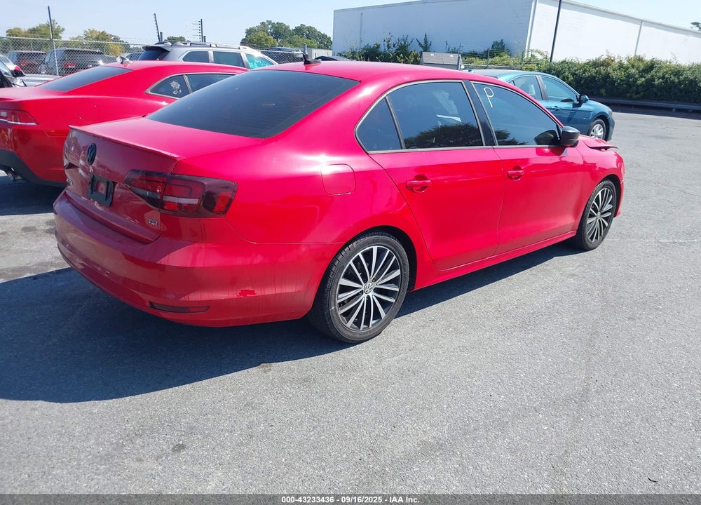 2016 VOLKSWAGEN JETTA 1.8T SPORT VIN: 3VWD17AJ8GM337406