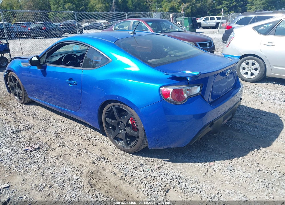 2013 SUBARU BRZ VIN: JF1ZCAC1XD1605786