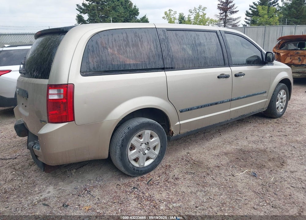 2008 DODGE GRAND CARAVAN SE VIN: 2D8HN44H78R147527