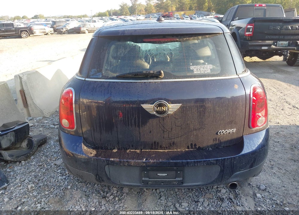 2012 MINI COOPER COUNTRYMAN VIN: WMWZB3C56CWM06972