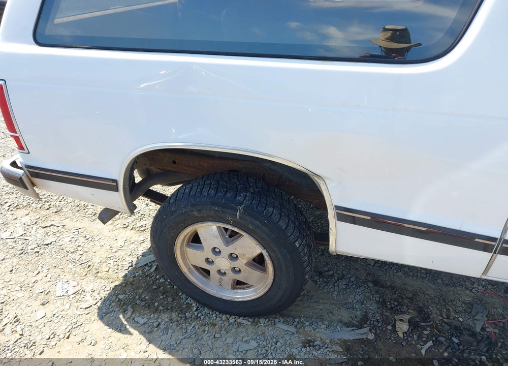 1987 CHEVROLET BLAZER S10 VIN: 1GNCT18R2H0125310