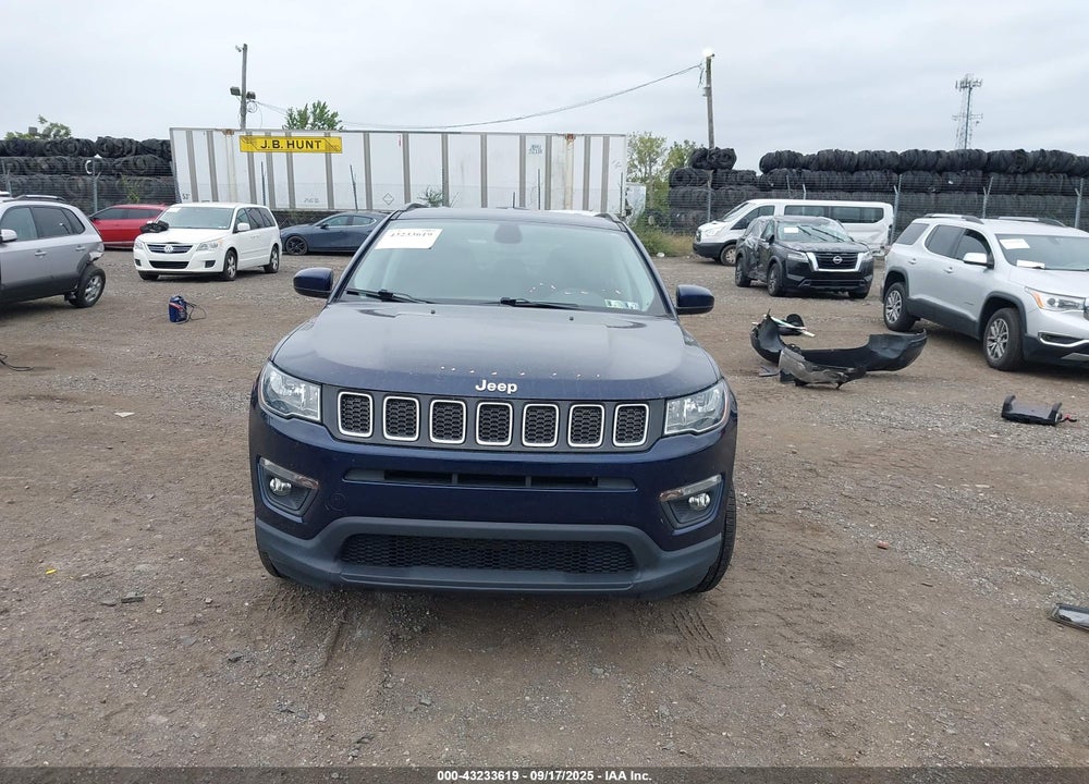 2019 JEEP COMPASS LATITUDE 4X4 VIN: 3C4NJDBB3KT807871