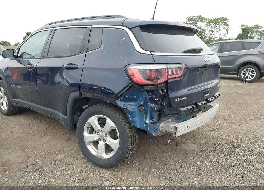 2019 JEEP COMPASS LATITUDE 4X4 VIN: 3C4NJDBB3KT807871