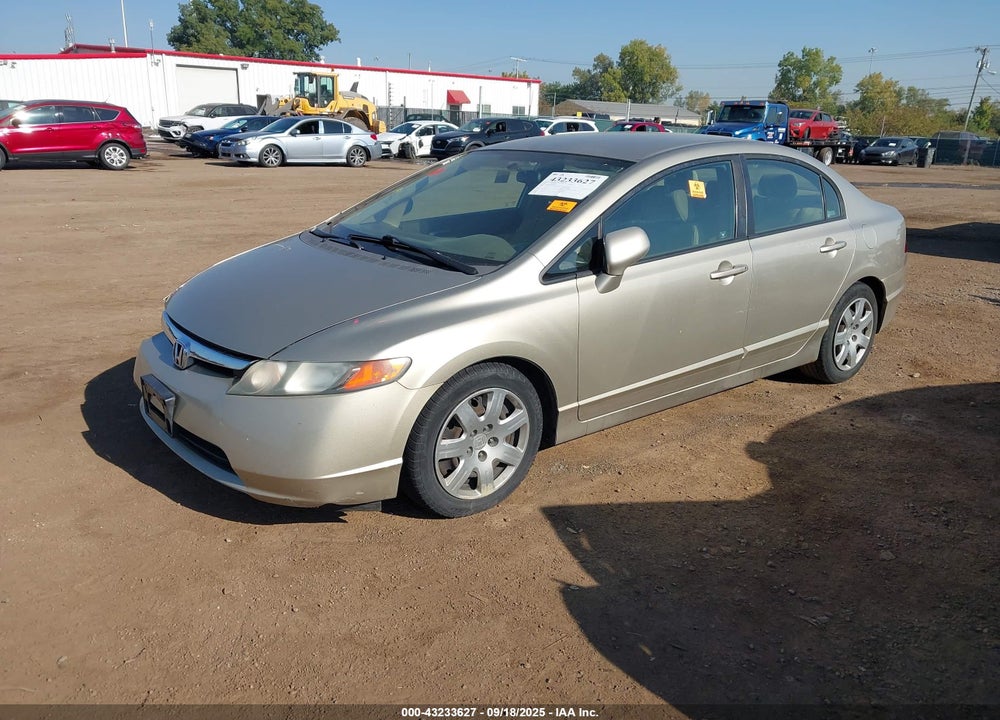 2008 HONDA CIVIC LX VIN: 1HGFA16518L089590