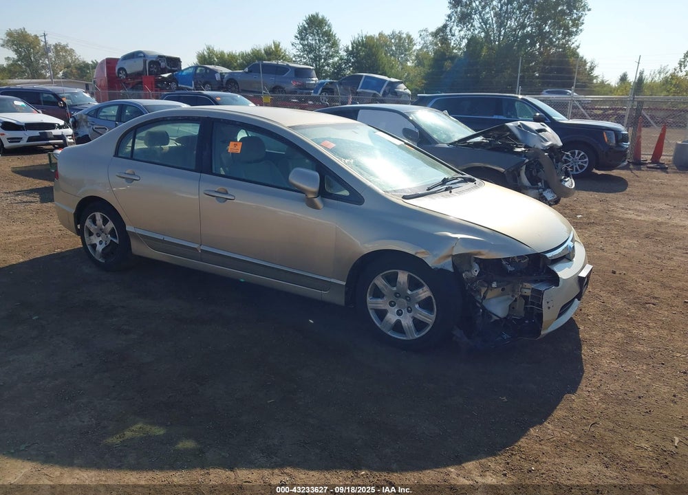 2008 HONDA CIVIC LX VIN: 1HGFA16518L089590