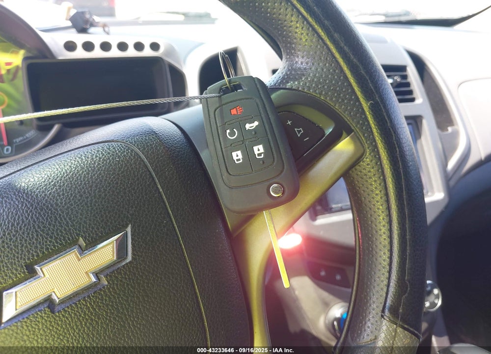 2012 CHEVROLET SONIC VIN: 1G1JC6SH5C4213422