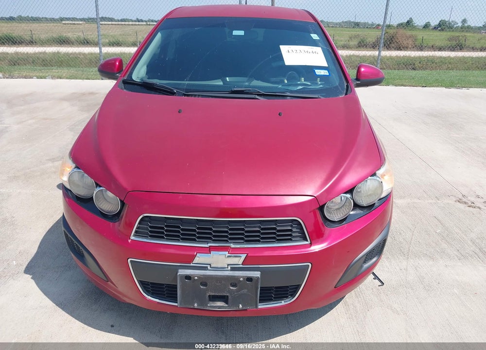 2012 CHEVROLET SONIC VIN: 1G1JC6SH5C4213422
