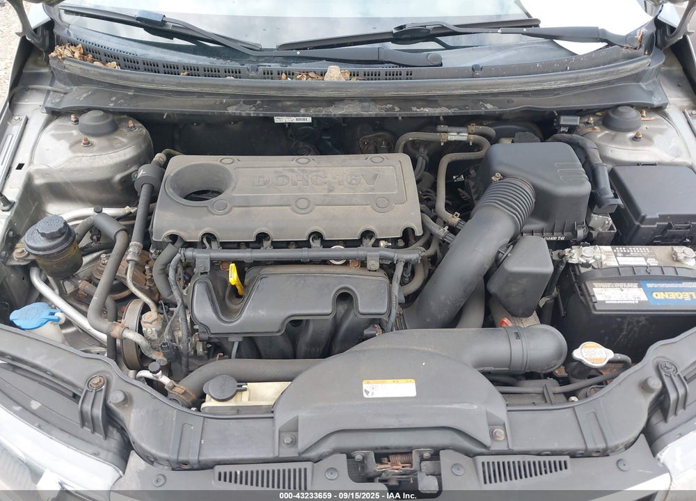 2010 KIA FORTE VIN: KNAFU4A26A5854224
