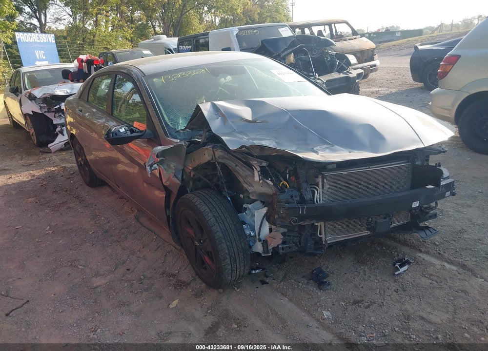 2022 HYUNDAI ELANTRA SEL VIN: KMHLS4AG5NU334336