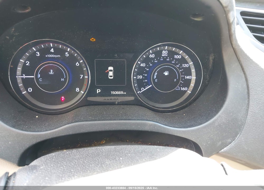 2015 HYUNDAI AZERA VIN: KMHFG4JG7FA476513