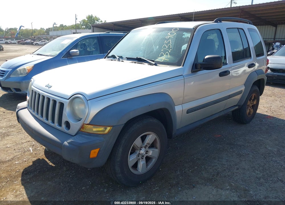 2007 JEEP LIBERTY SPORT VIN: 1J8GK48K17W654253