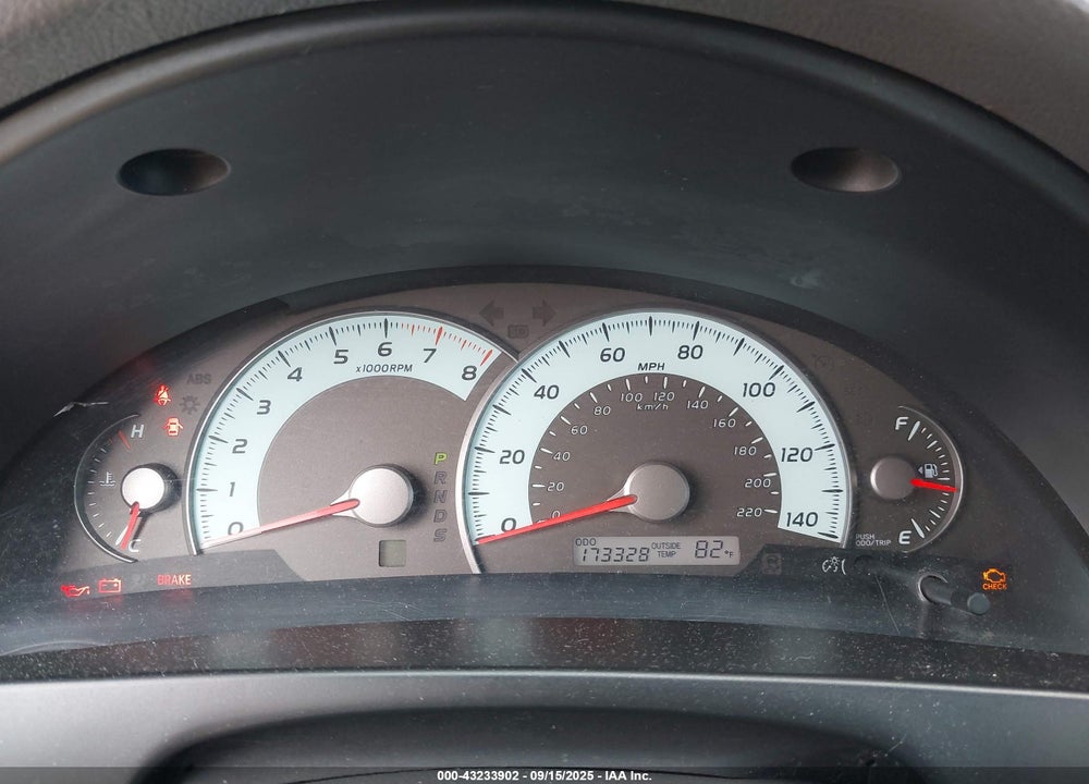 2008 TOYOTA CAMRY LE VIN: 4T1BE46K98U756131